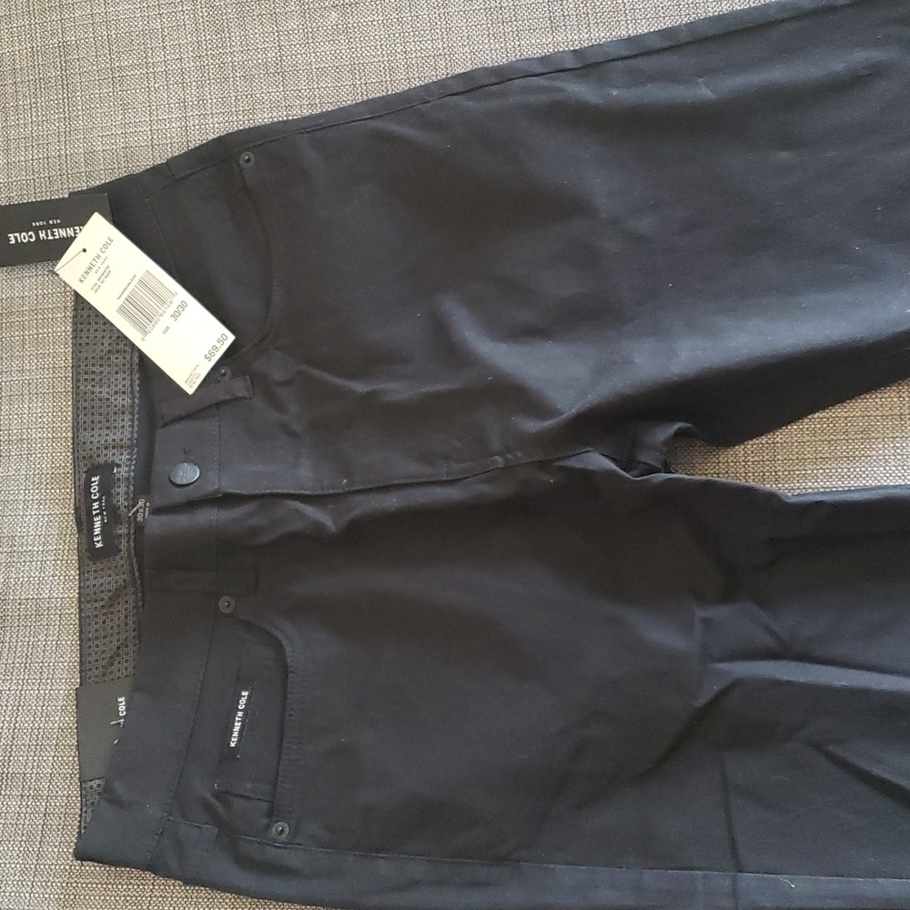 Men's Kenneth Cole Black 30x30 Pants